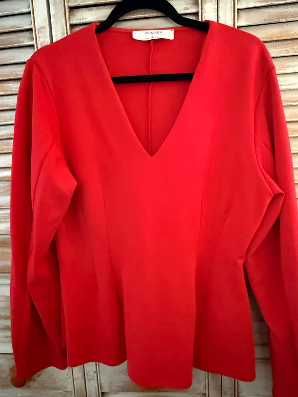 Primark Red Scoop-Neck Top